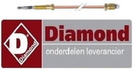 139RTCU700374 - Thermokoppel M9x1 L 500mm voor gasfornuis DIAMOND
