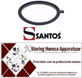 124650274 - Dekselpakking rubber voor 16mm capaciteit 4 liter SANTOS NR37-, NR37