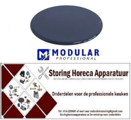 731105064 - Branderdeksel 3,6kW ø 61mm H 6,5mm glanzend MODULAR