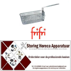 139970176 - Friteusekorf L1 260mm B1 130mm H1 100mm staal verchroomd FRIFRI