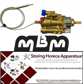 711.10.1172 - Gasthermostaat 100-300°C gasingang M16x1,5 (pijp ø 10mm) MBM