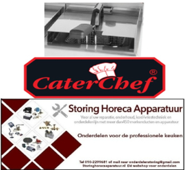 828-ZCE700-128K11 - Deksel voor friteuse 8 liter CATERCHEF 688808-688828