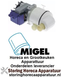 134499341 - Pomp IJsmachine MIGEL 100W 230V 50Hz ingang ø 23mm uitgang ø 25mm L 170mm rotatierichting rechts