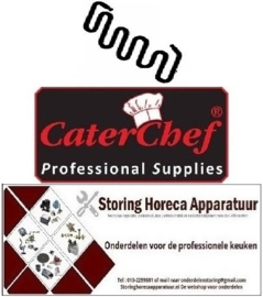 485-Z-GH811P2K-005 - Bovenste verwarmingselement voor Contactgrill CATERCHEF 688405