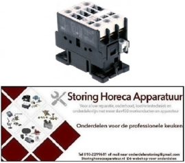 253381206 - Relais AC1 20A 240VAC (AC3/400V) 9A/4kW hoofdcontact 3NO hulpcontact 1NC