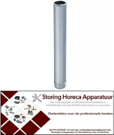 185515054 - Standpijp grootte 1½" werklengte 310mm totale hoogte 325mm AD ø 40mm RVS
