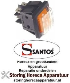 988301006 - Wipschakelaar oranje voor apparatuur SANTOS