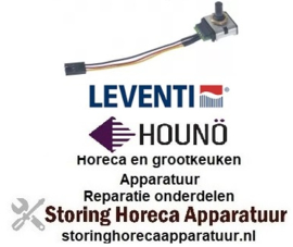 521403484 - Potmeter voor oven kabellengte 90mm as 6mm as L 10mm LEVENTI