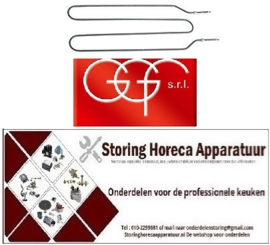 404416837 - Verwarmingselement 1500 Watt - 230 Volt voor pizzaoven GGF