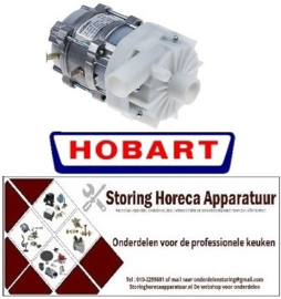 391499213 - Waspomp ingang ø 28mm uitgang ø 26mm type UP30-439Ru. 220-240V 50Hz fasen 1 0,14kW L 160mm HOBART