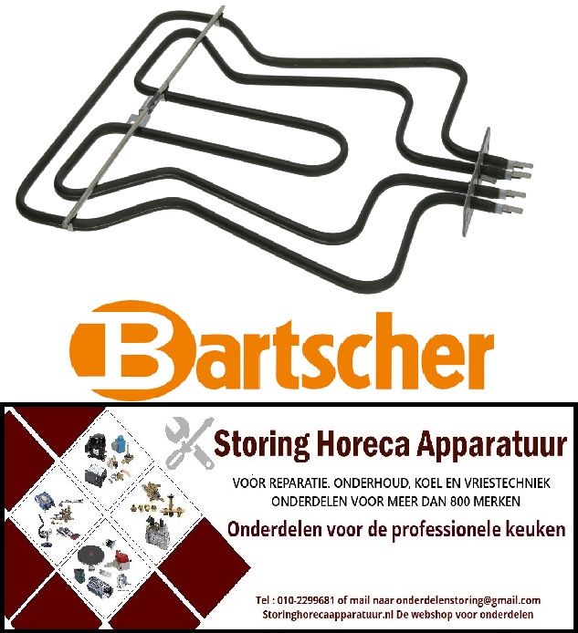 VERWARMINGSELEMENT BARTSCHER HORECA EN GROOTKEUKEN APPARATUUR  REPARATIE, ONDERDELEN