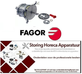 636601815 -Ventilatormotor 230-240V fasen 1 50Hz 0,450/0,615kW 1440U/min snelheid 1 L1 150mm Fagor