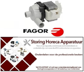 155500737 - Afvoerpomp ingang ø 24mm uitgang ø 24mm 230V 95W FAGOR