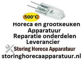 152359599 - Halogeenlamp fitting G4 12V 20W temp. bestendigheid 500°C