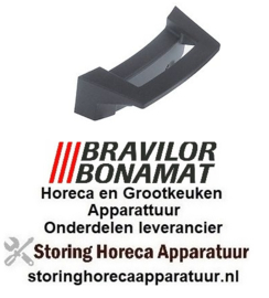 233111387 -Handvat L 124mm B 54mm LA 50mm inbouwpositie links/rechts vpe 1stuk Mod. 40 Bravilor