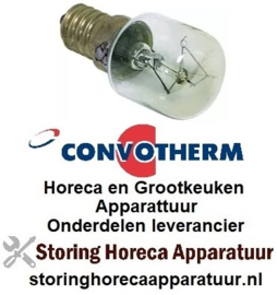 339359610 - Gloeilamp tmax 300°C fitting E14 15W 230V - CONVOTHERM