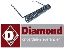 372RESI0084 - Verwarmingselement 230V 3600W voor inbouwpositie boven lopende band pizzaoven DIAMOND