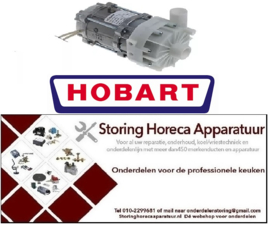 407730954 -Pomp 220/240V 50Hz 0,25kW fasen 1 ingang ø 28mm uitgang ø 26mm L 190mm rotatierichting links  Hobart