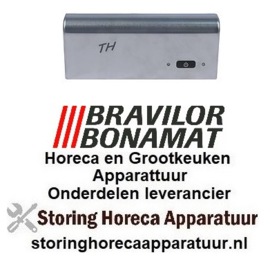 760525278 -Bedieningspaneel met knoopstrip L 194mm B 30mm H 80mm knoppen 1 TH Bravilor