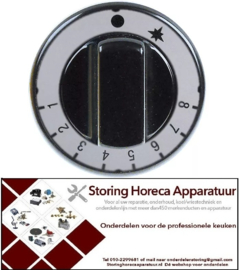 632112262 - Knop gasthermostaat 1-8 ø 70mm