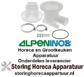 618504861 - Aanzuigdeel plus filter set voor vaatwasser ALPENINOX