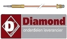 219102219 - Thermokoppel M8x1 L 450 mm steekhuls ø6,0mm voor pannenkoekenplaat DIAMOND BRET/2G-R