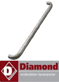 295.511.108.00 - DEURHANDVAT OVEN DIAMOND BRIO43(S)/X-N - GASTRO23/X-N