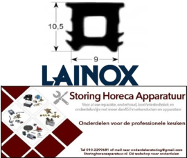 487706968 - Ovendeurrubber B 520mm L 610mm buitenmaat LAINOX