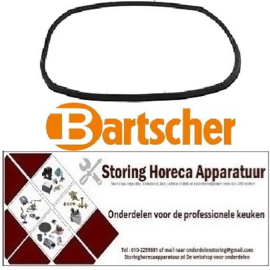 461770628 - Deurrubber L 440mm B 230mm 4-zijdig met 14 bevestigingshaken BARTSCHER AT90