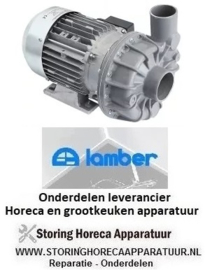 185500111 - Wapomp type 1241.2500 50Hz 1,1kW 230/400V ingang ø 63mm uitgang ø 53mm fasen 3 L 330mm voor professionele vaatwasser LAMBER