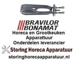 102417477 -Verwarmingselement RVS 1020W 240V VC 1 flens 46x22mm L 115mm B 31mm H 36mm drukflens BRAVILOR BONAMAT