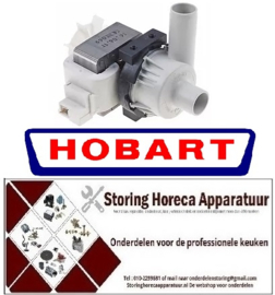 120730801 - Afvoerpomp 220-240V 50Hz 80W ingang ø 24mm uitgang ø 24mm HOBART