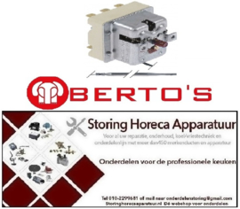 MAXIMAAL THERMOSTAAT BERTOS HORECA EN GROOTKEUKEN APPARATUUR, REPARATIE, ONDERDELEN