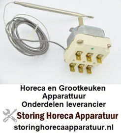 097375097 -Thermostaat t.max. 195°C instelbereik 95-195°C 3-polig 3NO 16A voeler ø 6mm voeler L 117mm