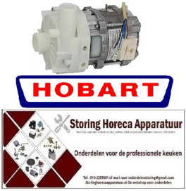 358502290 -Afvoerpomp W 220-240V ingang ø 28mm uitgang ø 26mm 50-60Hz HANNING type p max. 0,65bar voor vaatwasser HOBART
