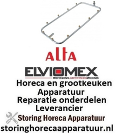 122503340 -Naspoelarm H 225mm L 520mm sproeiers 10 inbouwpositie boven ALFA