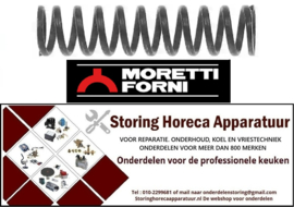 156514417 - Drukveer ø 15mm L 40mm draad ø 1,4mm Morreti Forni
