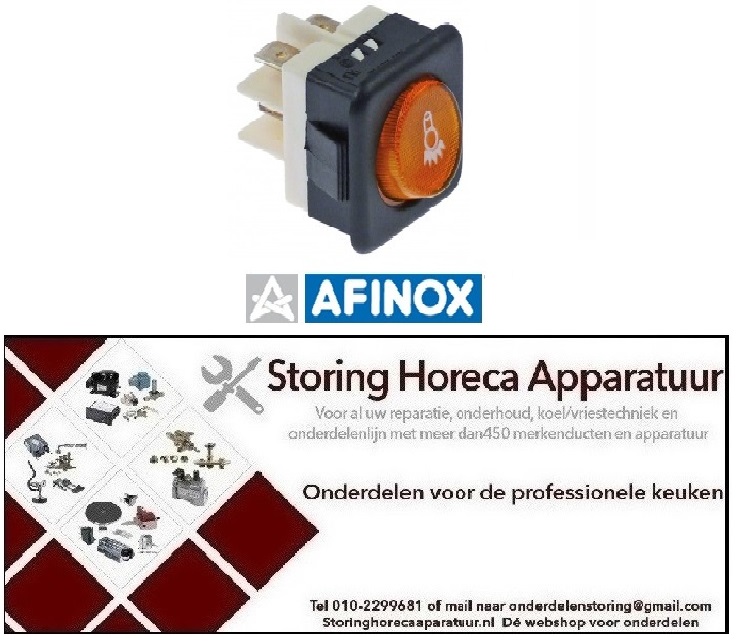 SCHAKELAAR AFINOX HORECA EN GROOTKEUKEN KOELAPPARATUUR REPARATIE ONDERDELEN