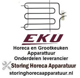 519415347 -Verwarmingselement 1600W 230V VC 1 L 295mm B 205mm H 45mm flens L 70mm flens B 22mm LA 56mm EKU