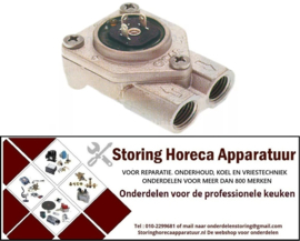 521400004 - Doorstroommeter draad 1/4 RVS met LED stekeraansluiting toegelaten NSF