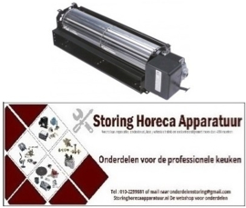 419601639 - Dwarsstroomventilator  ø 60mm wals L 270mm gelamineerde kerndikte 30mm