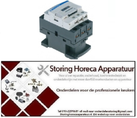 736380820 - Relais AC1 25A 230VAC (AC3/400V) 9A/4kW hoofdcontact 3NO hulpcontact 1NO/1NC