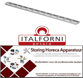115850039 - Houder voor schamotsteen L 610mm B 45mm H 8mm ITALFORNI
