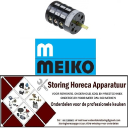 DRAAISCHAKELAAR MEIKO VAATWASSER HORECA EN GROOTKEUKEN REPARATIE ONDERDELEN