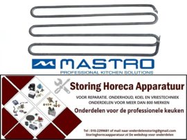 608416539 -Verwarmingselement 2100W 230V VC 1 L 383mm B 170mm H 60mm B1 35mm B2 100mm aansluiting M5 voor kantelbare braadpannen Mastro