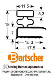 BARTSCHER KOELDEURRUBBERS HORECA KOELKAST EN VRIESKASTEN