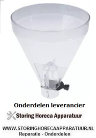 134527896 - Koffiebonencontainer ø 208mm H 260mm afname ø 57mm