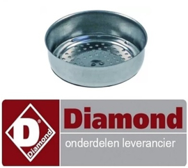 927.7.50000.10 - Douche zeef ø 58mm  DIAMOND COMPACT