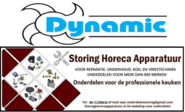 119-AC551 - Voetstuk Compleet Dynamix 190 met Standaard Mes Dynamic Staafmixer Dynamix-DMX190