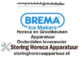 102695493 -Spoelarm L 718mm sproeiers 14 voor ijsblokjestype C/E BREMA